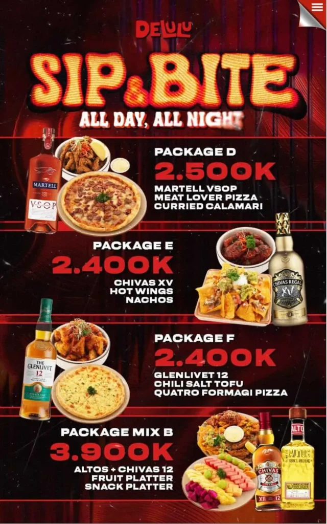 delulu jakarta menu