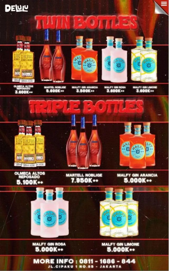 delulu jakarta menu