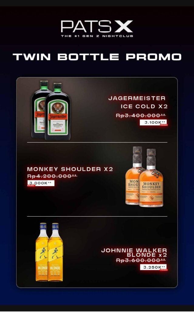 pats x menu pricing