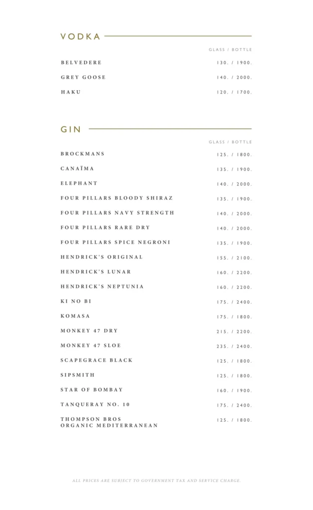 cork screw country club menu