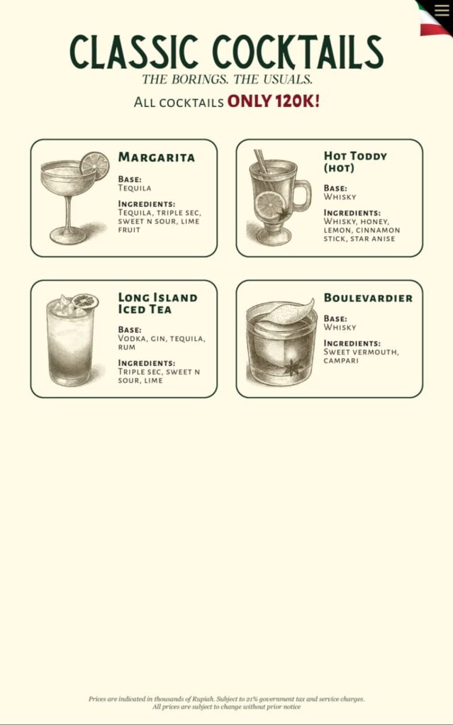 rosi senopati menu