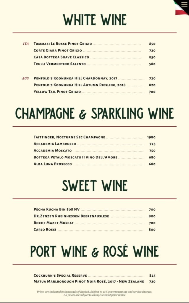 rosi senopati menu